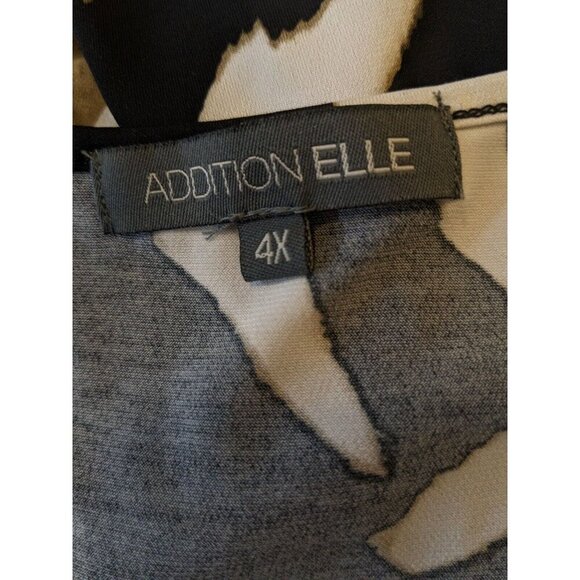 Womens Tunic Top Plus Size 4X Sleeveless Draped Front Tiger Print Stretch - Picture 5 of 6